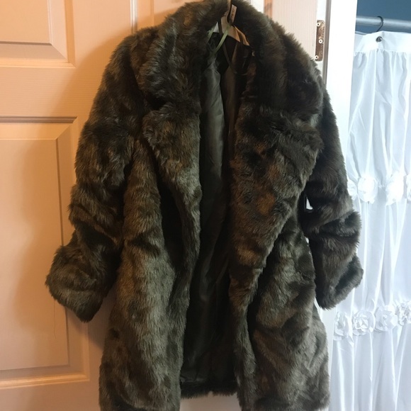 American Hustle Fur Coat S/M - Picture 4 of 4